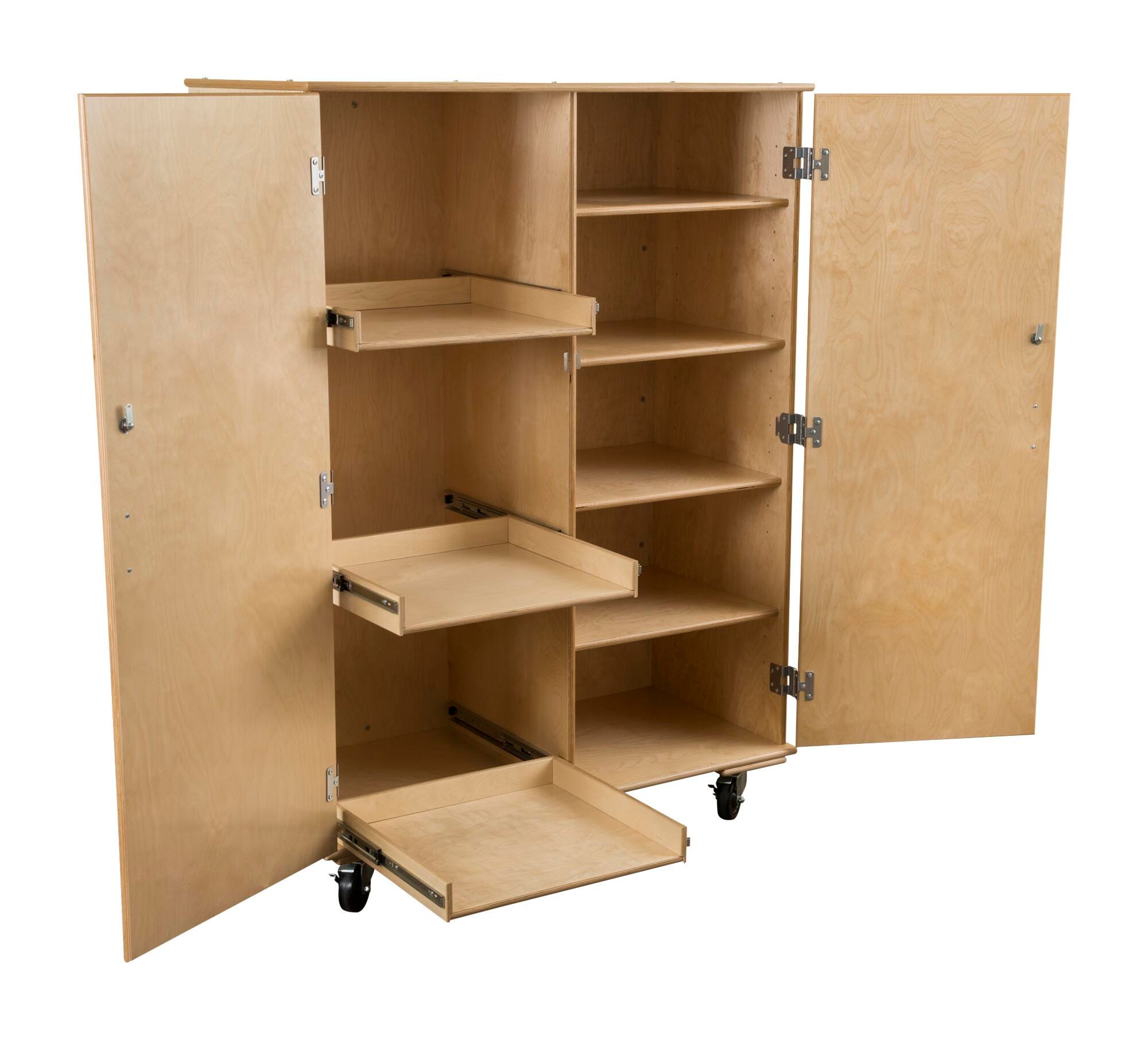 Classroom Select Robotics Storage, Adjustable Shelves, 48 x 24 x 67 Inches 2004421